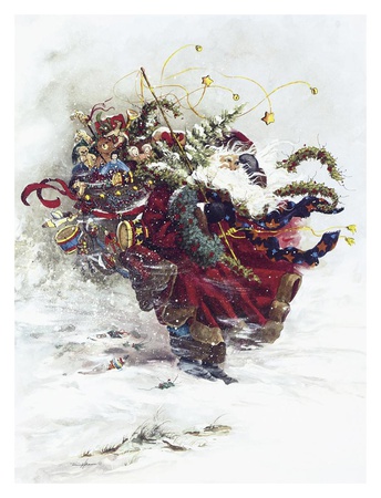 Windswept Santa