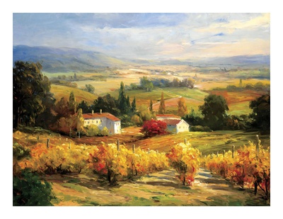 Hazy Tuscan Farm