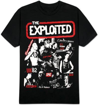 The Exploited - Collage - Buy this t-shirt at AllPosters.com