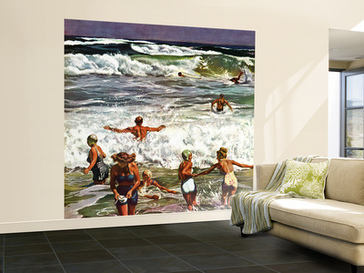 'Surf Swimming,' August 14, 1948 Posters