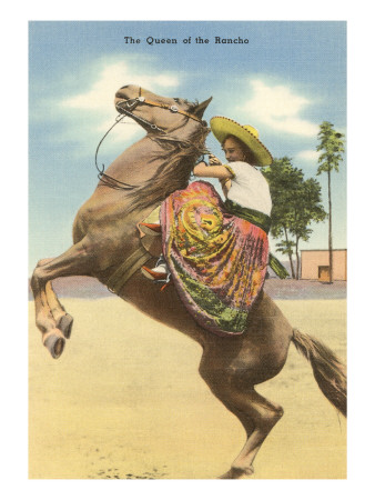 Queen of the Rancho, Charra on Horse
