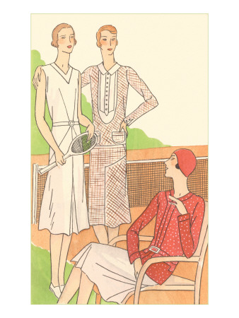 Flappers on the Tennis Court