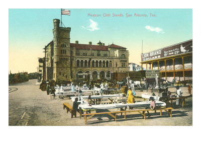 Mexican Chili Stands, San Antonio, Texas