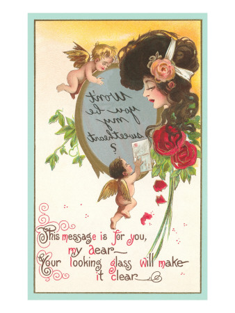 Valentine Message in Mirror