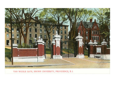 Buy Van Wickle Gate, Brown University, Providence, Rhode Island at AllPosters.com