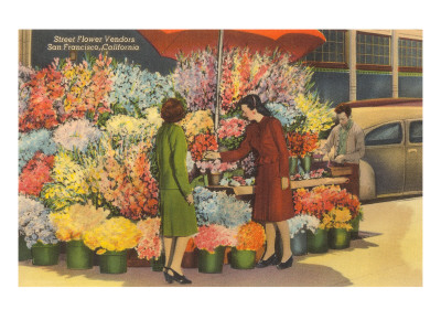 Flower Seller, San Francisco, California