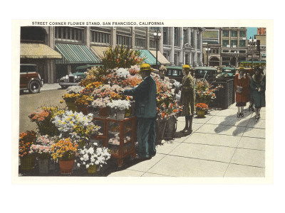 Street Flower Stand, San Francisco, California
