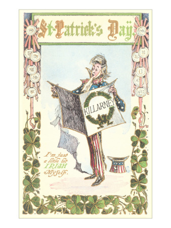 Uncle Sam Celebrating St. Patrick
