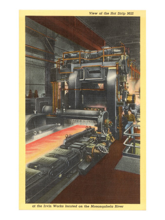 Hot Strip Mill, Iron Works, Pittsburgh, Pennsylvania