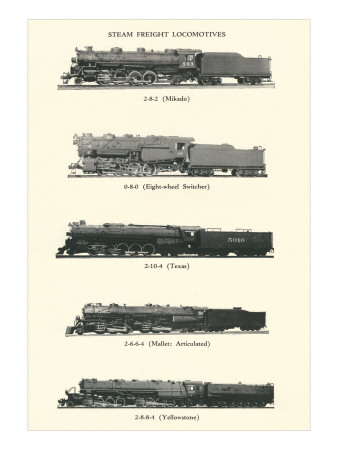 Catalog of Steam Freight Trains