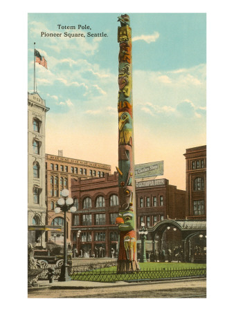 Totem Pole, Pioneer Square, Seattle, Washington