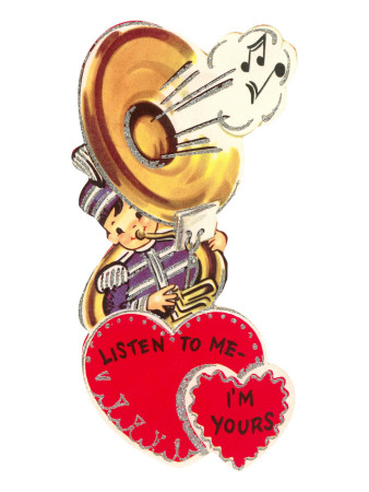 Tuba Playing Valentine