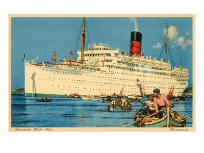 Cunard White Star Ocean Liner, Franconia