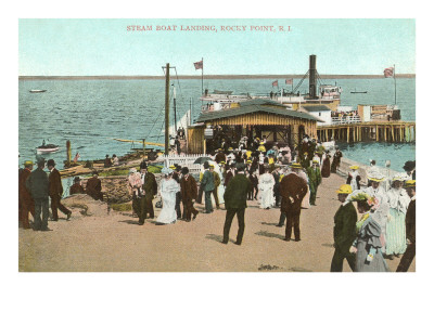 Steamboat Landing at Rocky Point Rhode Island.