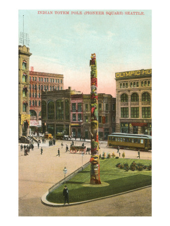 Totem Pole, Pioneer Square, Seattle, Washington