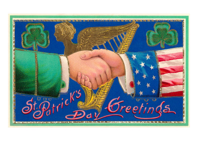 St. Patricks Day, Handshake with Uncle Sam
