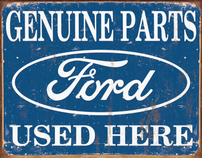 Ford Parts Used Here Posters