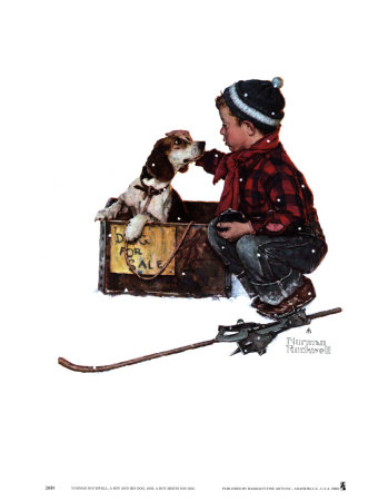 Buy Boy Meets His Dog at AllPosters.com