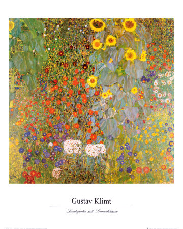 Country Garden with Sunflowers