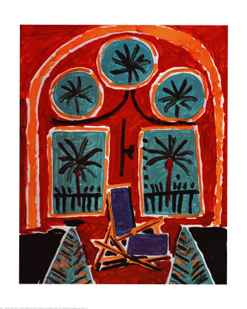 Interior with Blue Chair