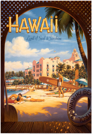 Hawaii, Land of Surf and Sunshine