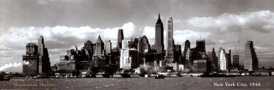 Manhattan Skyline, 1940