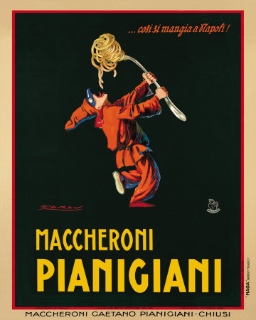 Maccheroni Pianigiani, 1922