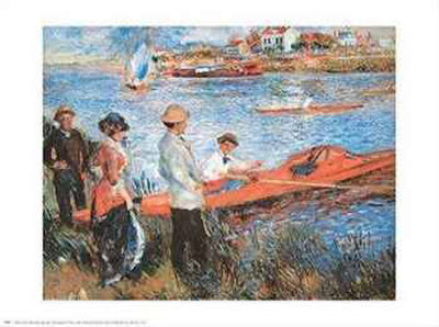 Oarsmen at Chateau, 1879