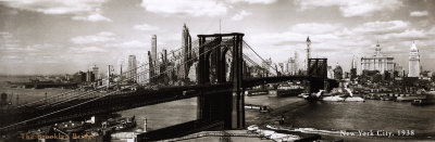 New York, New York, Brooklyn Bridge, 1938