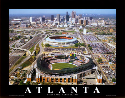 Turner Field - Atlanta, Georgia Poster