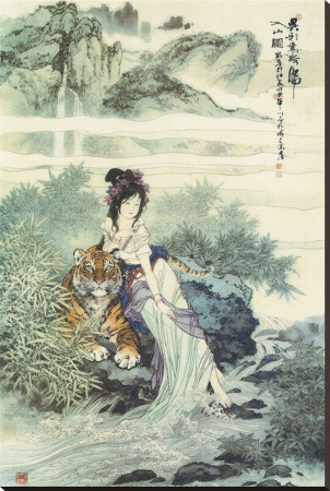 Lady with Tiger