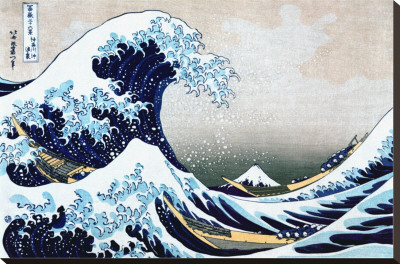 The Great Wave at Kanagawa (from 36 views of Mount Fuji), c.1829