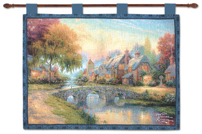 Cobblestone Bridge Poster