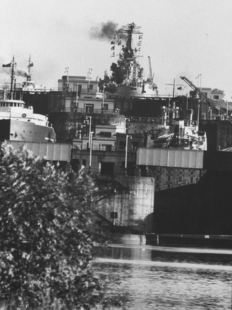 US Navy Ships Going Through St. Lawrence Seaway