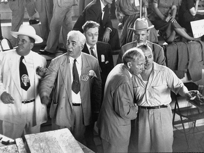 Imported Strategist Carroll Reece Ex Gop Chairman, Operating on Convention Floor to Represent Taft