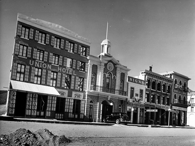 Street Set Used on Production of Movie Westerns on the Paramount Studios Ranch