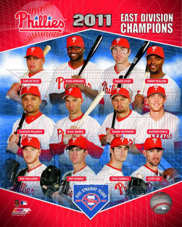 Philadelphia Phillies 2011 NL East Champions Composite