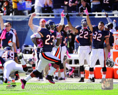 Devin Hester NFL Record 11th Punt Return Touchdowns 2011 Action Poster