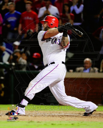 Mike Napoli 2 Run Double Game 5 of the 2011 MLB World Series Action(#21)