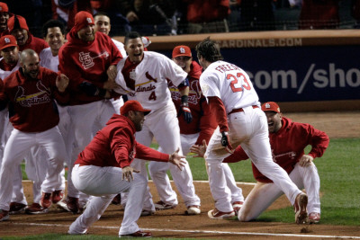 Buy 2011 World Series Game 6 - Texas Rangers v St Louis Cardinals, St Louis, MO - Oct. 27: David Freese at AllPosters.com