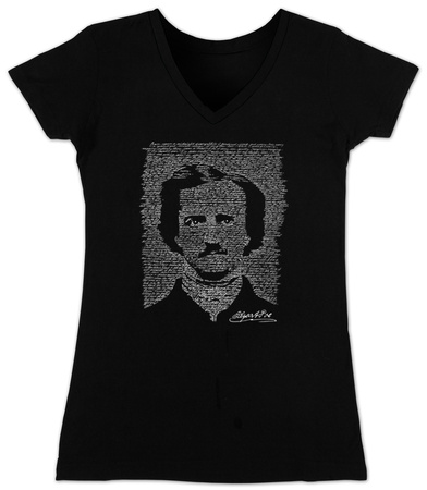 Juniors: V-Neck - Poe - The Raven