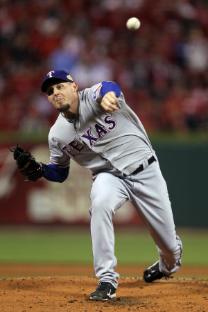 2011 World Series Game 7 - Rangers v Cardinals, St Louis, MO - October 28: Matt Harrison Poster
