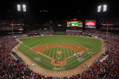 2011 World Series Game 7 - Texas Rangers v St Louis Cardinals, St Louis, MO - October 28 Poster