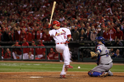 2011 World Series Game 7 - Rangers v Cardinals, St Louis, MO - October 28: Rafael Furcal