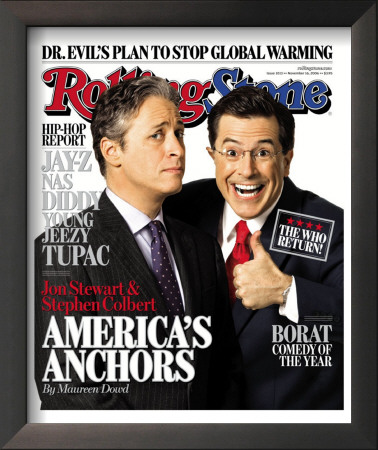 Jon Stewart and Stephen Colbert, Rolling Stone no. 1013, November 2006