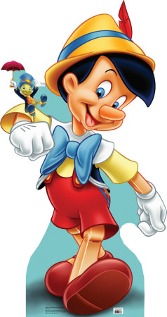 Pinocchio and Jiminy Cricket