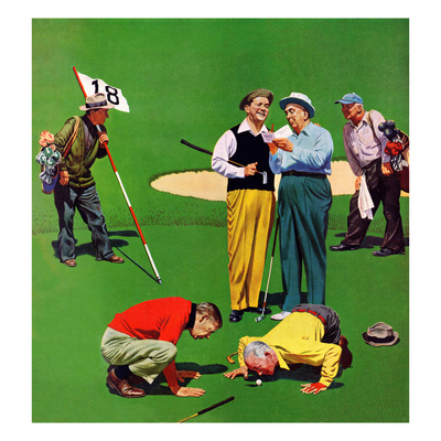 Buy "Eighteenth Hole", August 6, 1955 at AllPosters.com