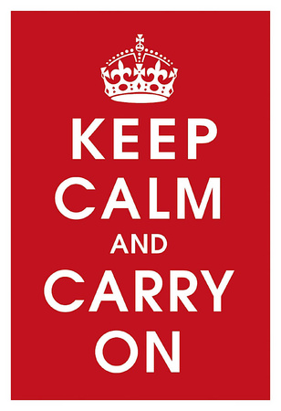 Buy Keep Calm (Red) at AllPosters.com