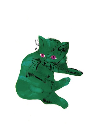 Green Cat, c.1956 Art Print