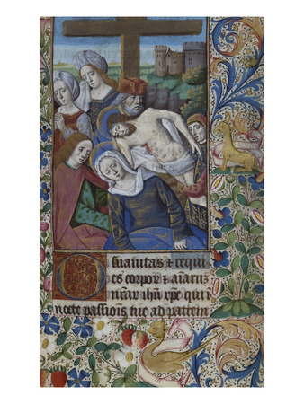 The Crucifixion. Book of Hours, Use of Rome, in Latin